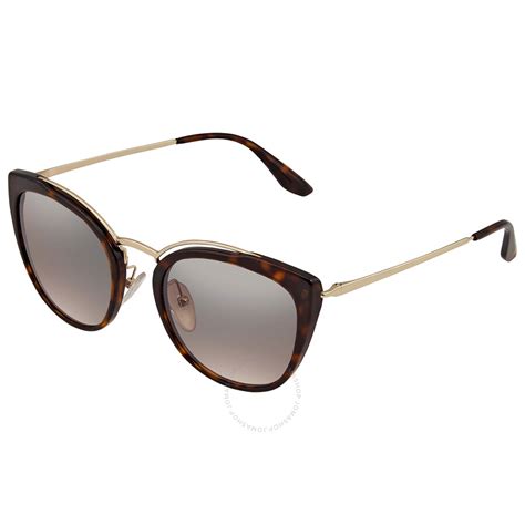 prada pr 20us-2au4p0|Prada Brown Cat Eye Ladies Sunglasses PR 20US 2AU4P0 54.